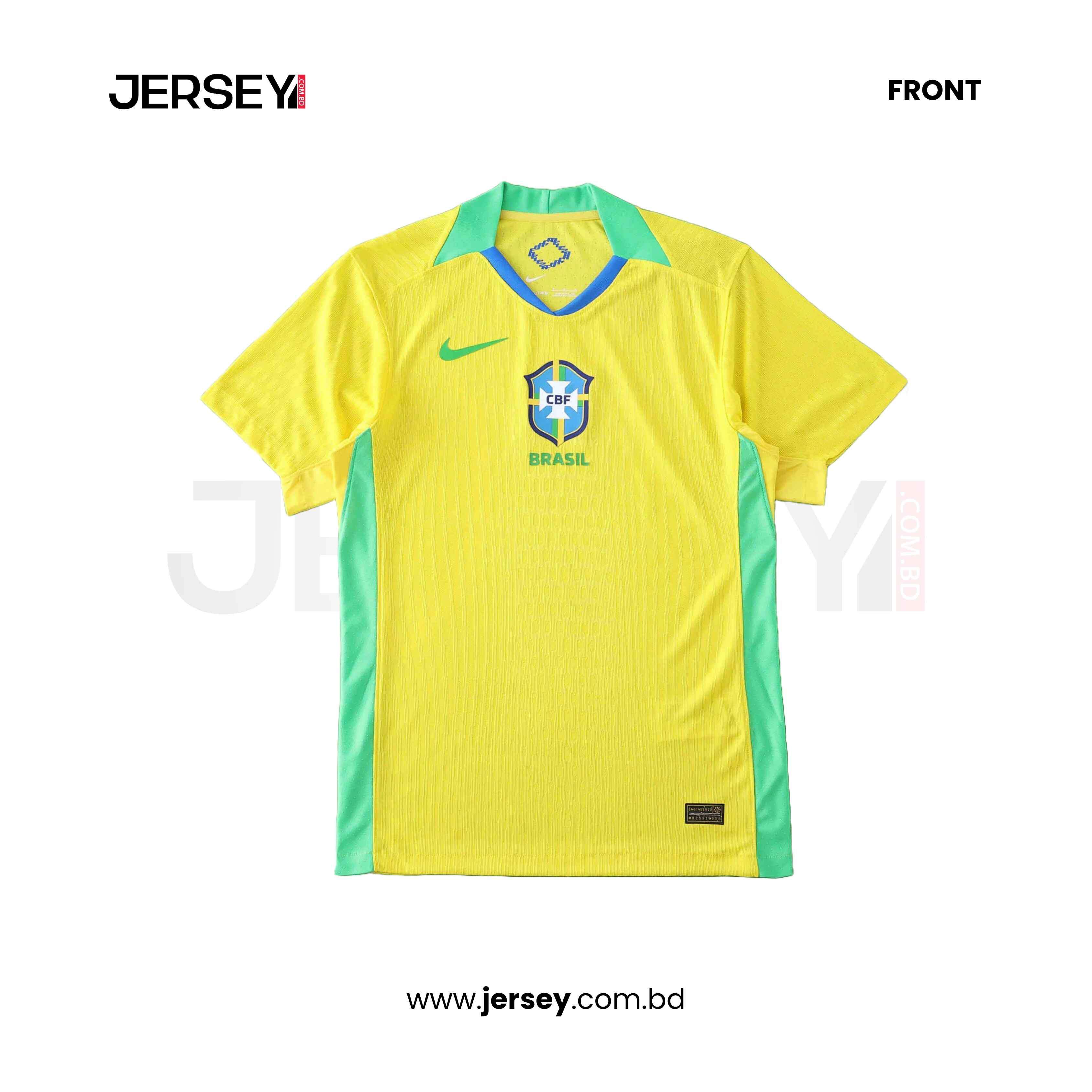Brazil Home Premium Jersey 2025-26 Player Version Imported