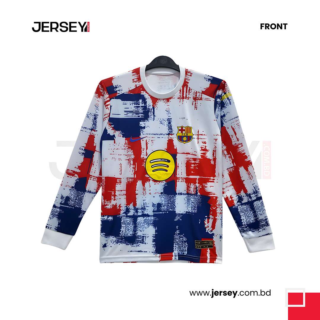 Barcelona 25/26 Special Edition Full Sleeve Club Jersey!