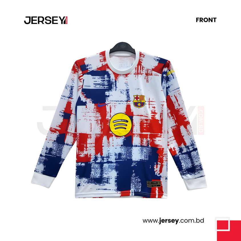 Barcelona 25-26 Special Edition Full Sleeve Club Jersey