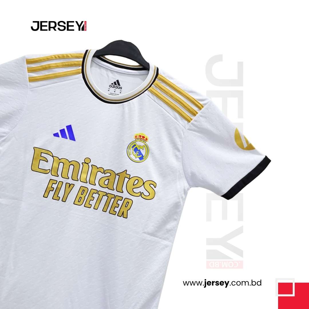 Real Madrid Home Kit 23-24 - Official Premium Football Club Jersey